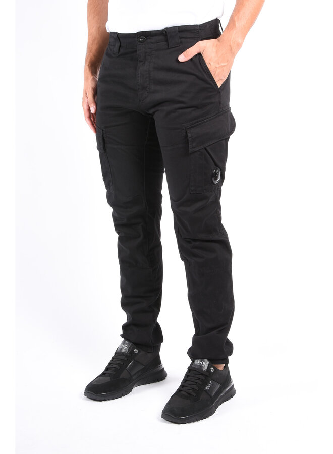 CP Company FW25 - Cargo Pants Satin Stretch - Black