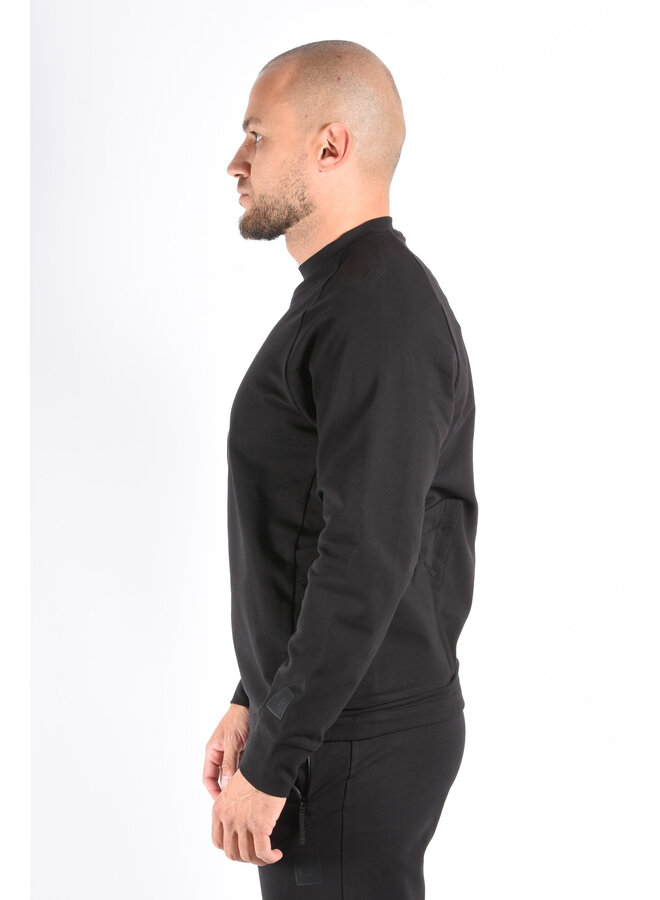 CP Company Metropolis Series Stretch Fleece Sweater Black