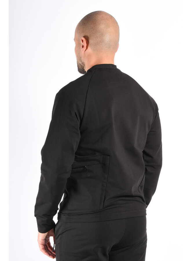 CP Company Metropolis Series Stretch Fleece Sweater Black