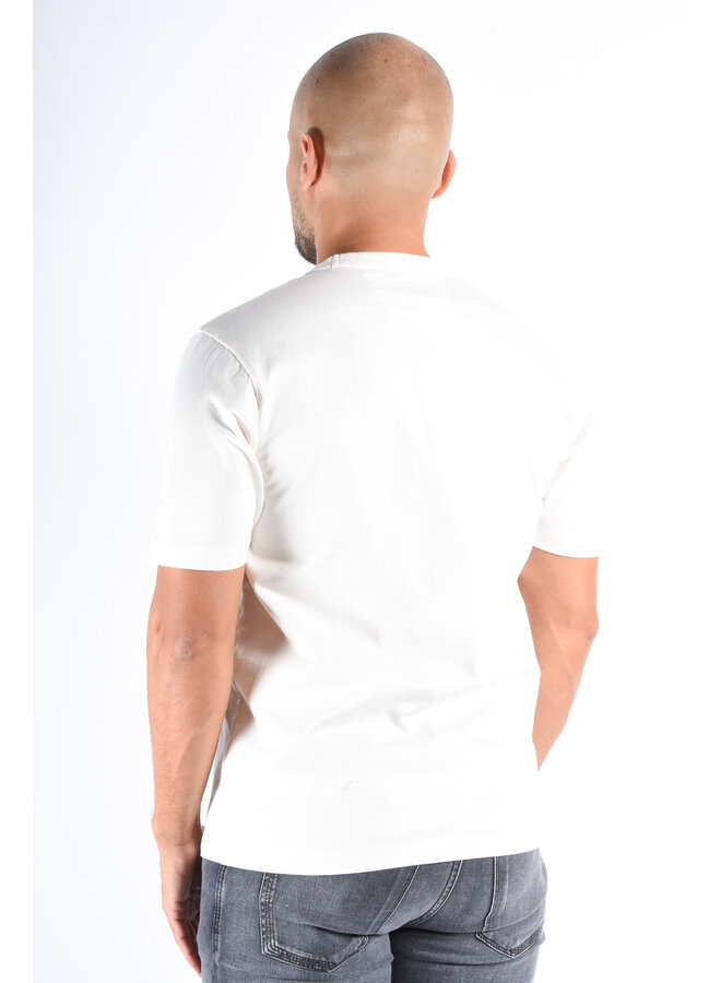 CP Company FW25 - T-Shirt Mercerized 30/2 Twisted - Gauze White