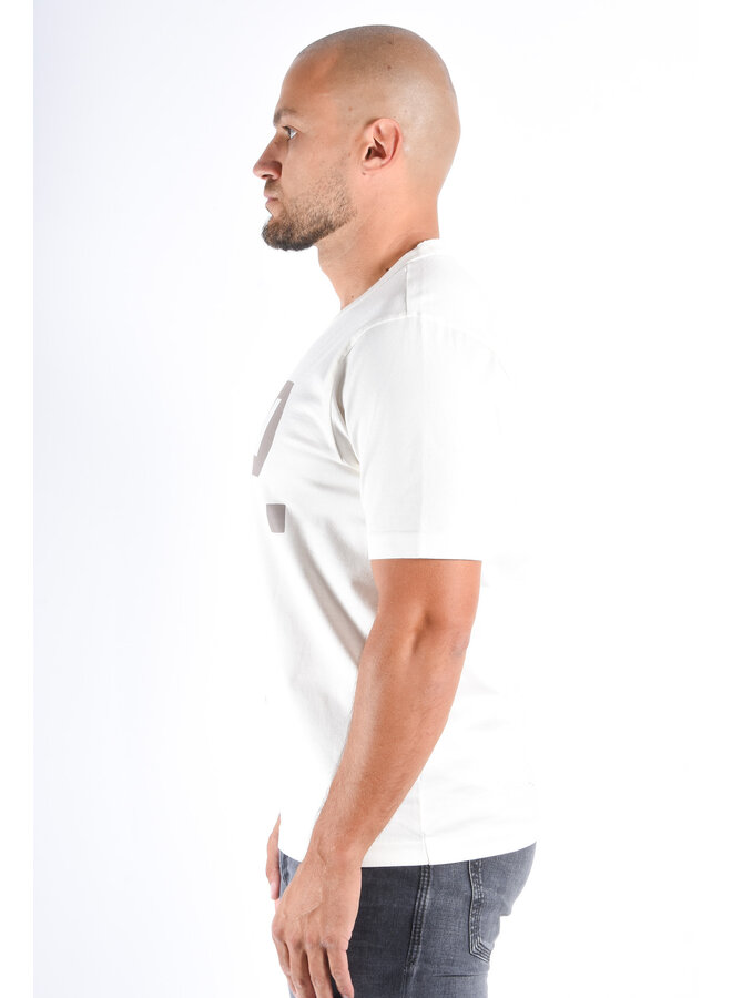 CP Company FW25 - T-Shirt Mercerized 30/2 Twisted - Gauze White