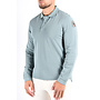 Parajumpers FW25 - Longsleeve Oberon Polo - Puritan Grey