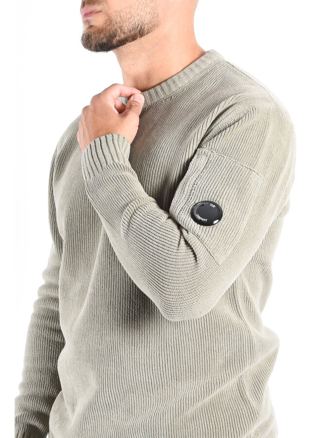 CP Company Knitwear Sweater Chenille Cotton - Fallen rock