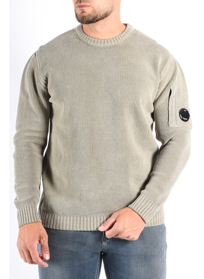 CP Company Knitwear Sweater Chenille Cotton - Fallen rock