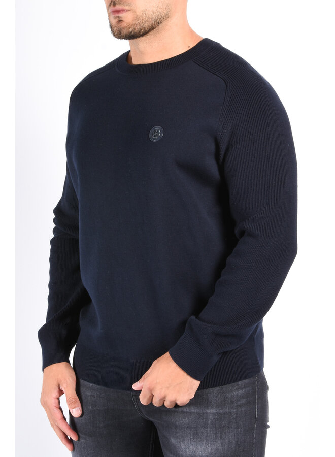 BOSS WI25 Knit Sweater C Illian - Dark Blue