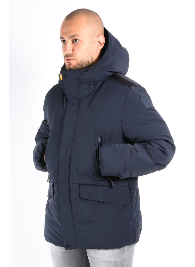 Parajumpers FW25 Kazu Man Jacket Blue Navy