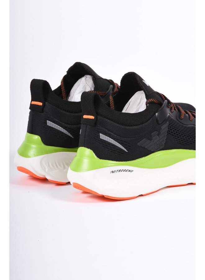 EA7 FW25 - Running Sneakers X8X246 - Black