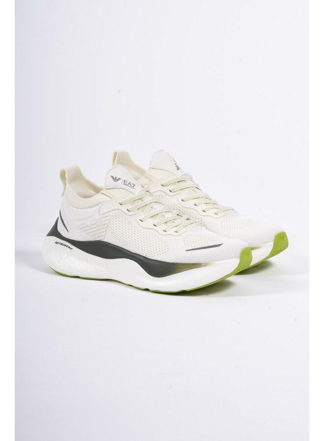 EA7 FW25 - Running Sneakers X8X246 - White