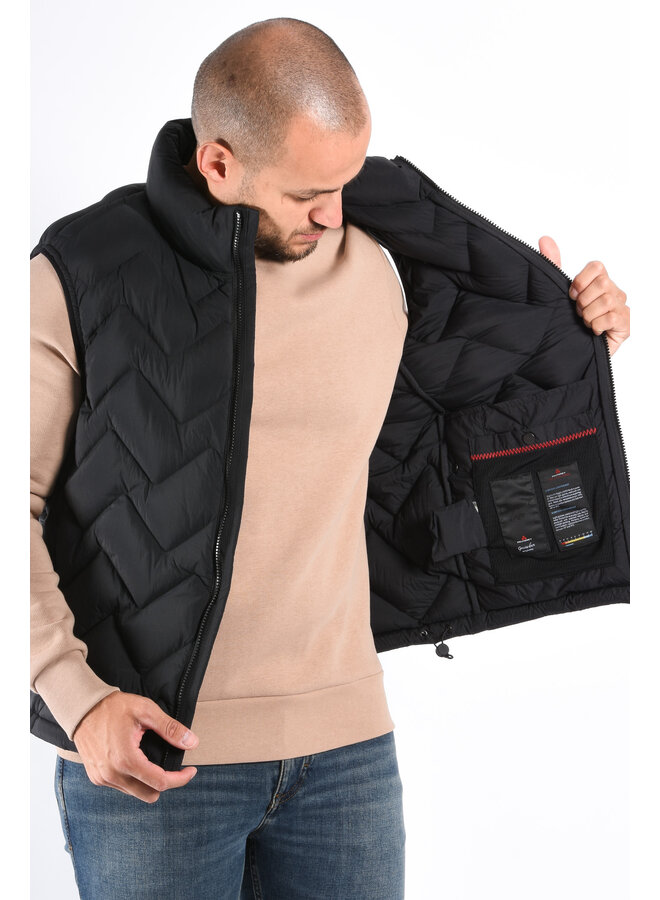 Peuterey FW25 - Bodywarmer Obam Zig - Black
