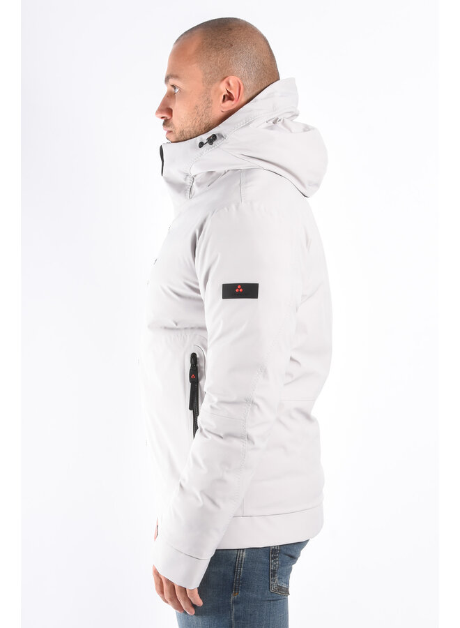Peuterey FW25 - Loge Down Stretch Jacket - Light Grey