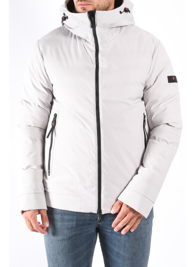 Peuterey FW25 - Loge Down Stretch Jacket - Light Grey