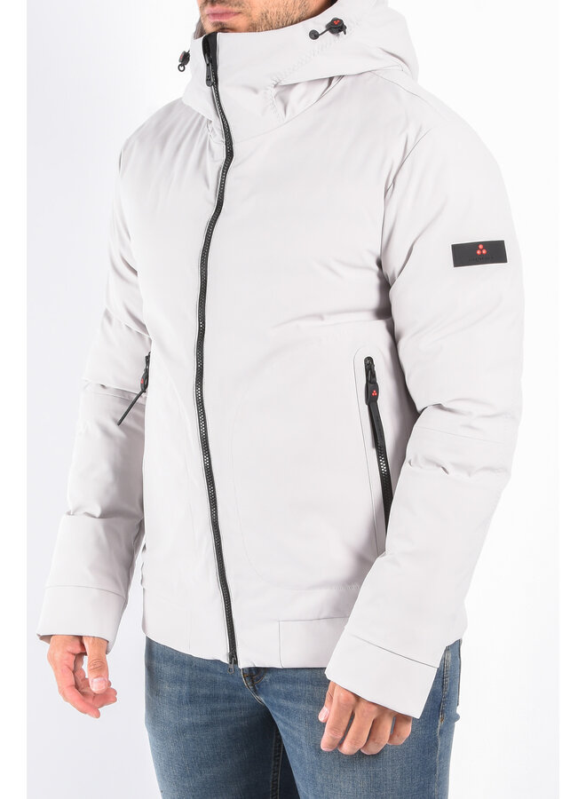 Peuterey FW25 - Loge Down Stretch Jacket - Light Grey