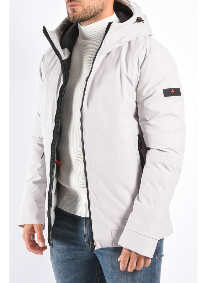Peuterey FW25 - Loge Down Stretch Jacket - Light Grey