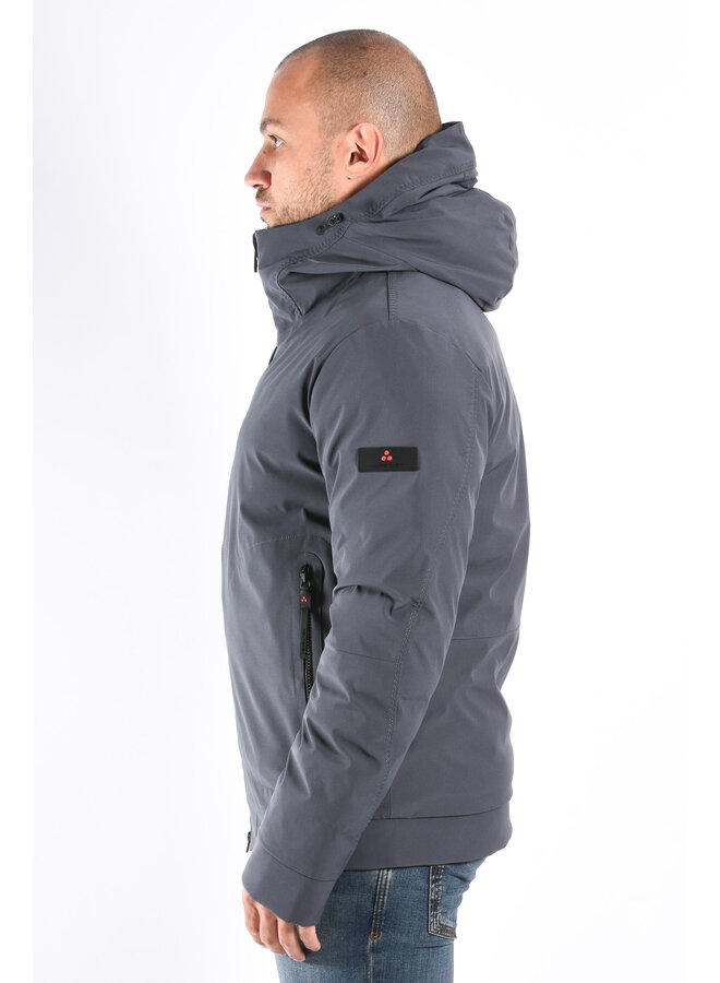 Peuterey FW25 - Loge Down Stretch Jacket - Dark Grey