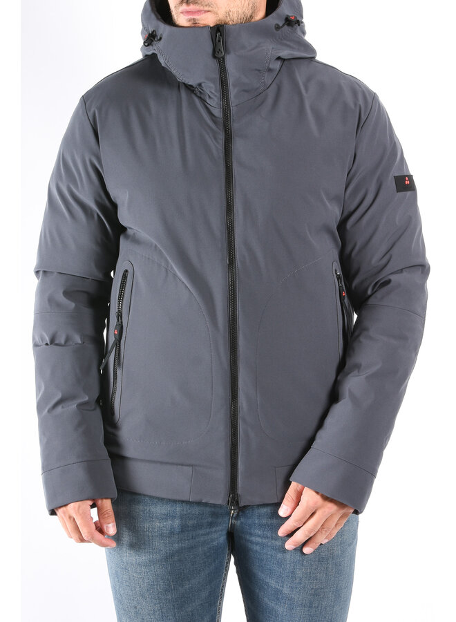 Peuterey FW25 - Loge Down Stretch Jacket - Dark Grey