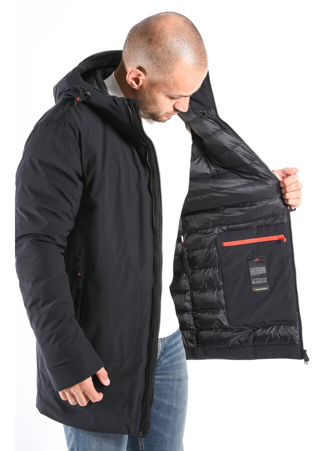 Peuterey FW25 - Metide Urban Stretch Windproof Jacket - Black