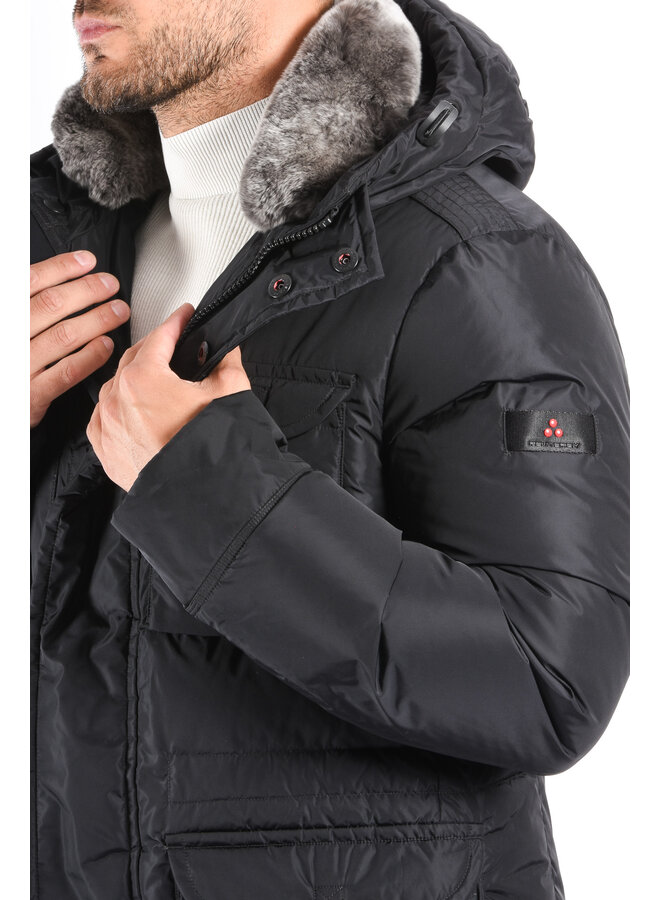 Peuterey FW25 - Aiptek NBE 03 Fur Jacket - Black