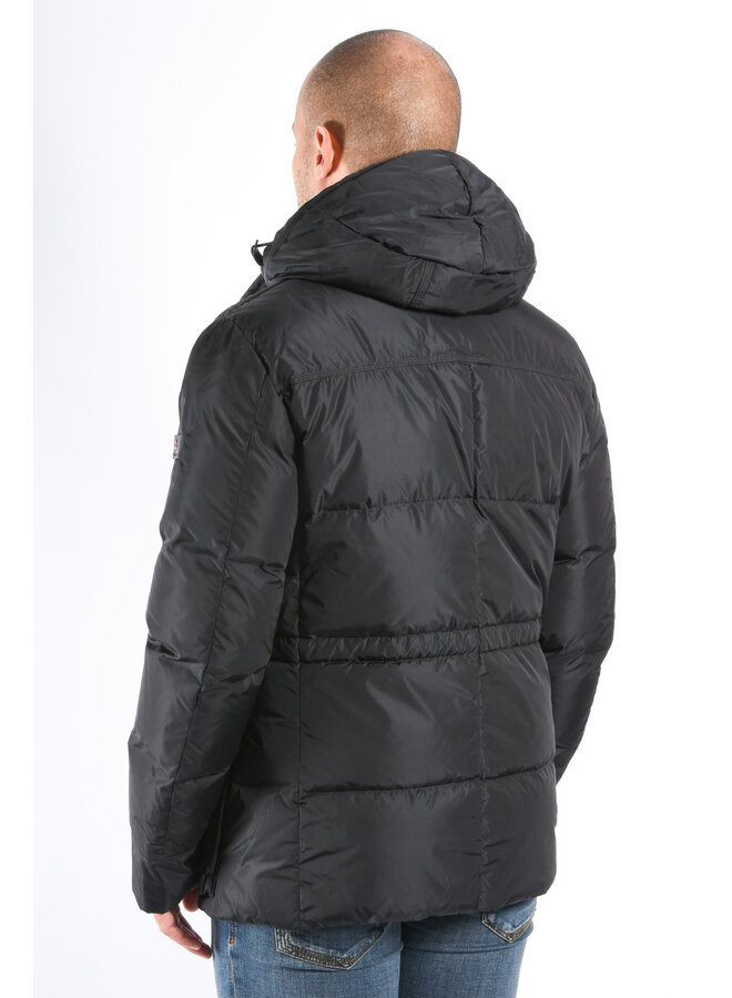 Peuterey FW25 - Aiptek NBE 03 Fur Jacket - Black