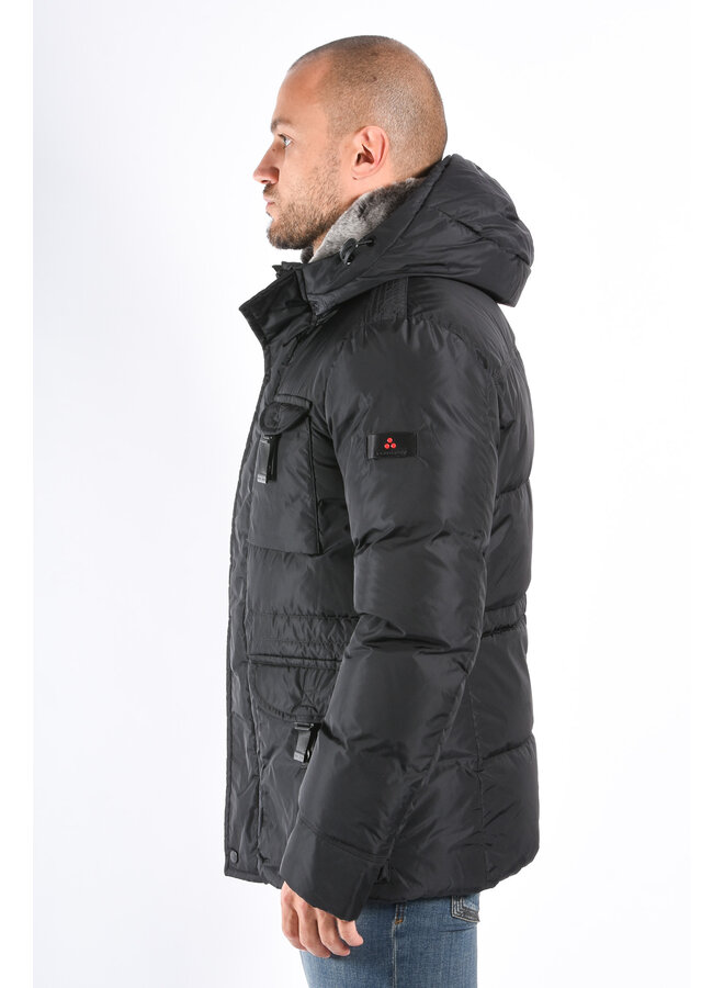 Peuterey FW25 - Aiptek NBE 03 Fur Jacket - Black