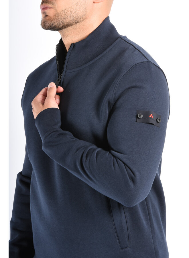 Peuterey FW25 - Half Zip Sweater Dory FW 01 - Dark Blue