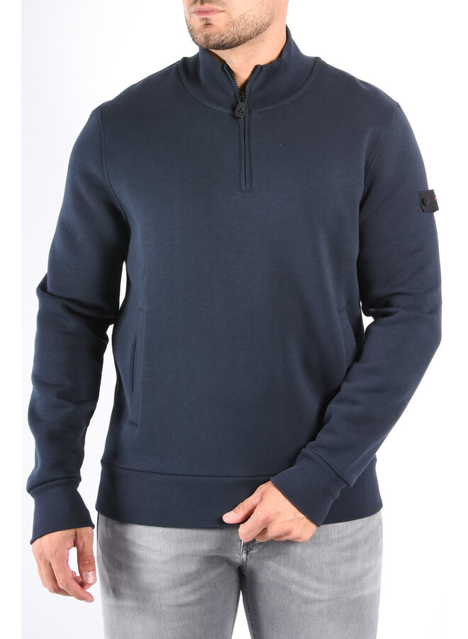 Peuterey FW25 - Half Zip Sweater Dory FW 01 - Dark Blue