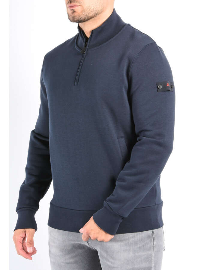 Peuterey FW25 - Half Zip Sweater Dory FW 01 - Dark Blue