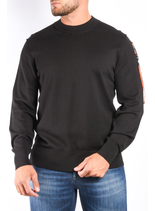 Parajumpers FW25 - Knit Sweater Basic Braw Man - Black