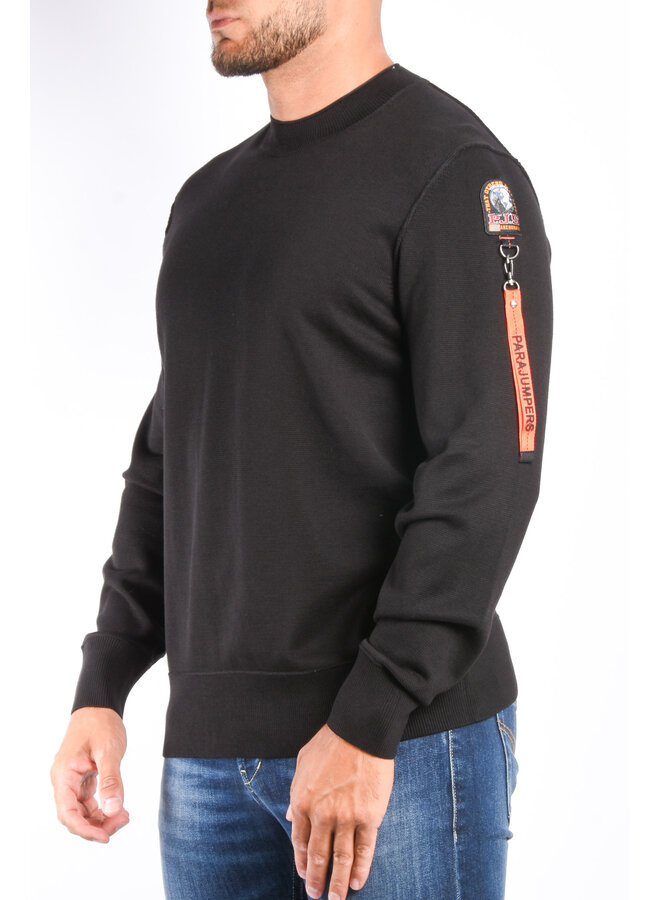 Parajumpers FW25 - Knit Sweater Basic Braw Man - Black