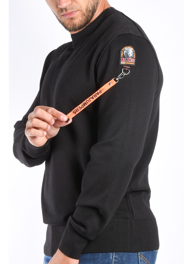 Parajumpers FW25 - Knit Sweater Basic Braw Man - Black