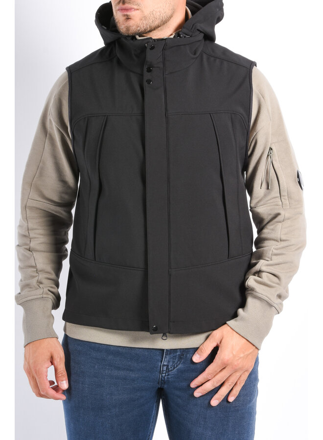 CP Company FW25 - CP Shell R Goggle Bodywarmer - Black