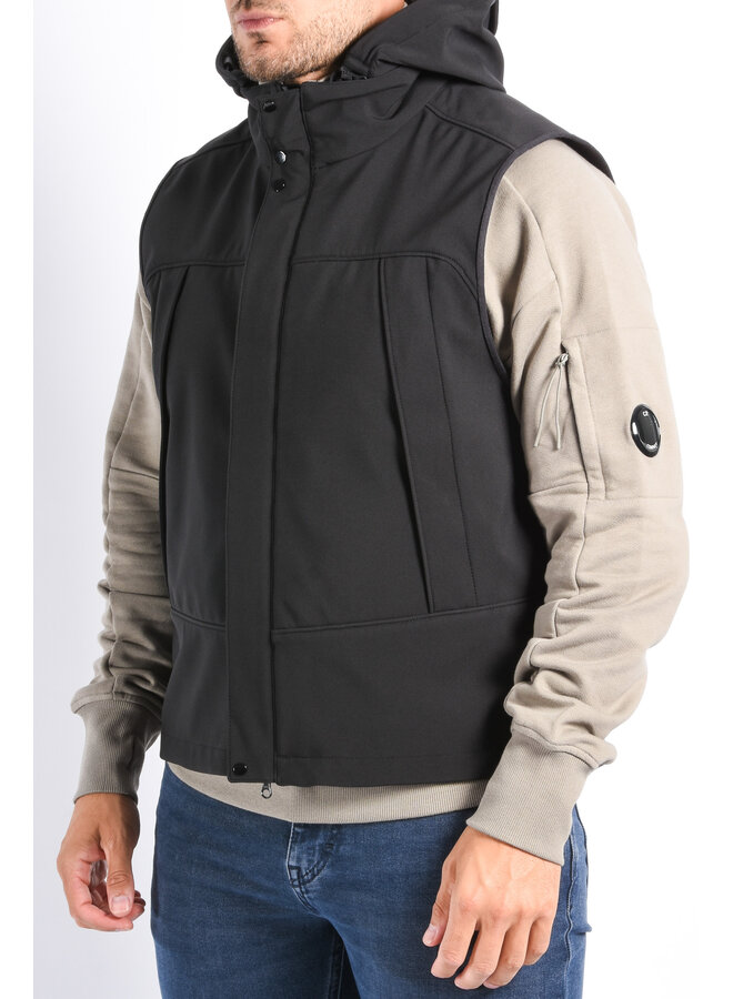 CP Company FW25 - CP Shell R Goggle Bodywarmer - Black