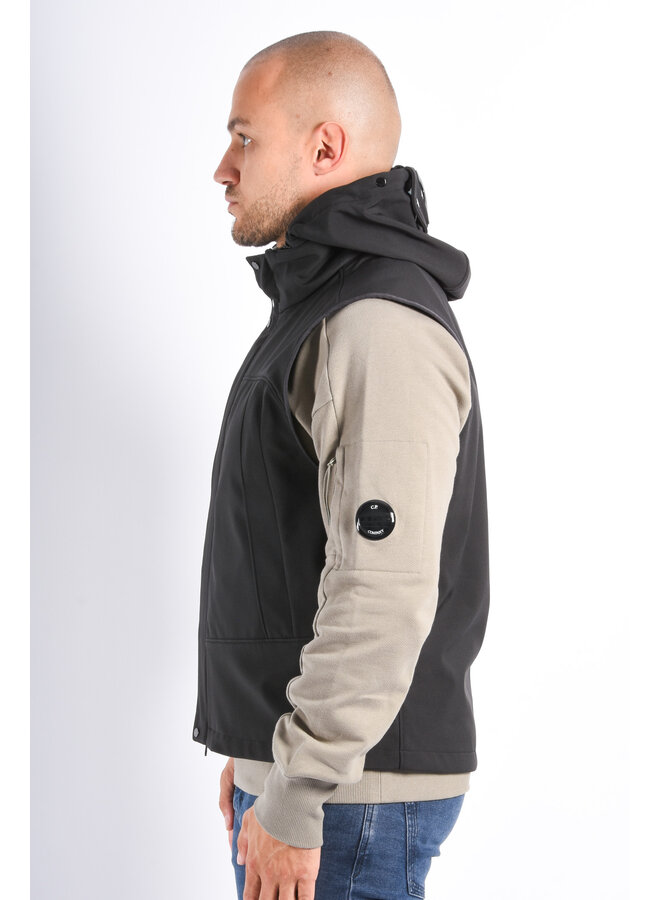 CP Company FW25 - CP Shell R Goggle Bodywarmer - Black
