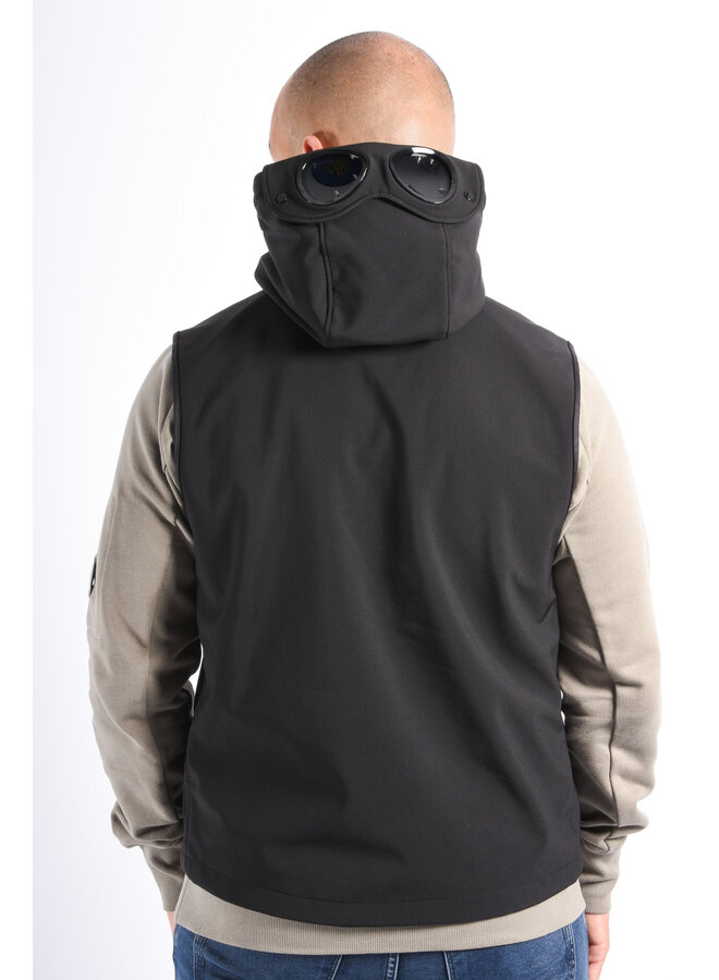 CP Company FW25 - CP Shell R Goggle Bodywarmer - Black