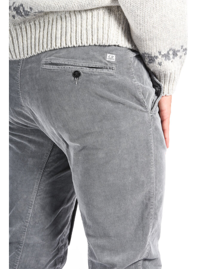 CP Company FW25 - Corduroy Cargo Pants - Gunmetal