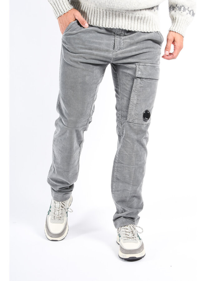 CP Company FW25 - Corduroy Cargo Pants - Gunmetal