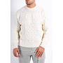 CP Company FW25 - Soft Shetland Wool Sweater - Gauze White