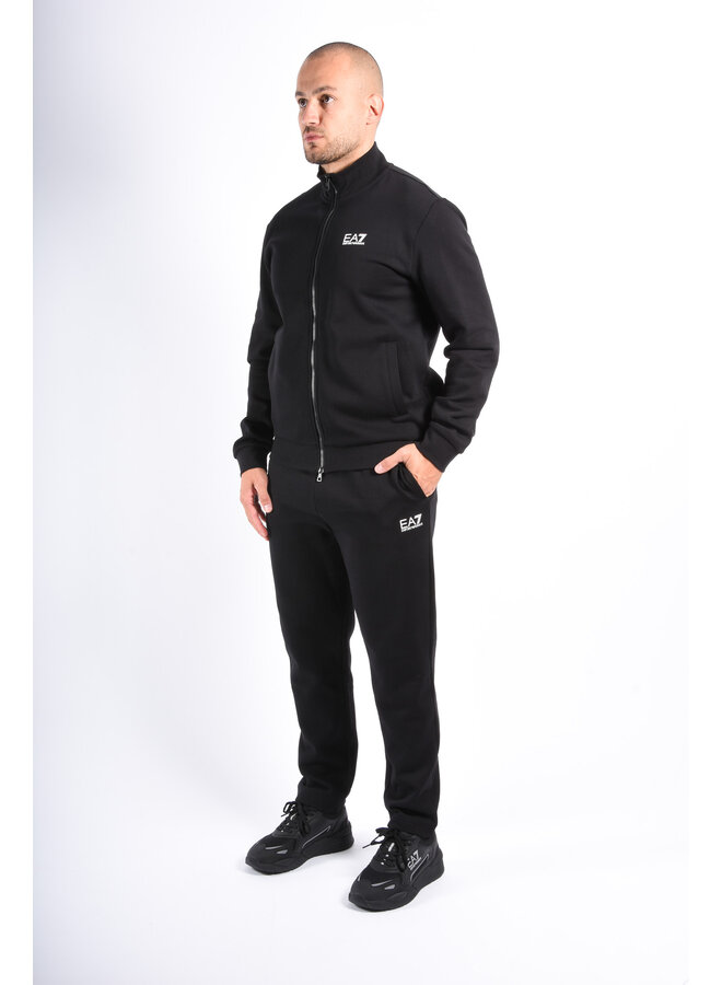 EA7 FW25 - Fleece Tracksuit 8NPV67 - Black