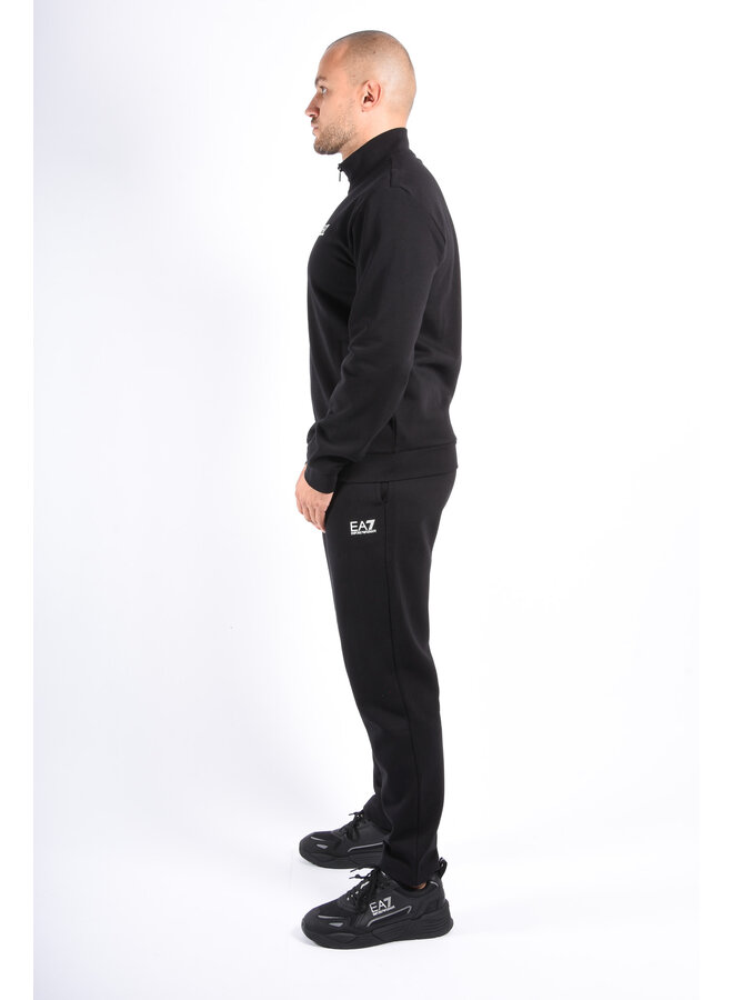 EA7 FW25 - Fleece Tracksuit 8NPV67 - Black