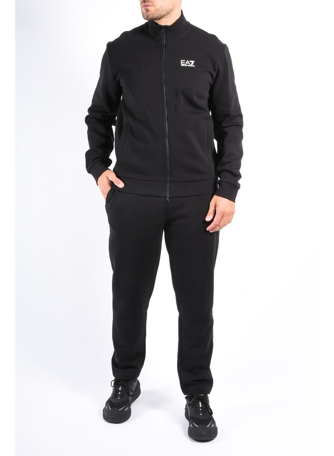 EA7 FW25 - Fleece Tracksuit 8NPV67 - Black