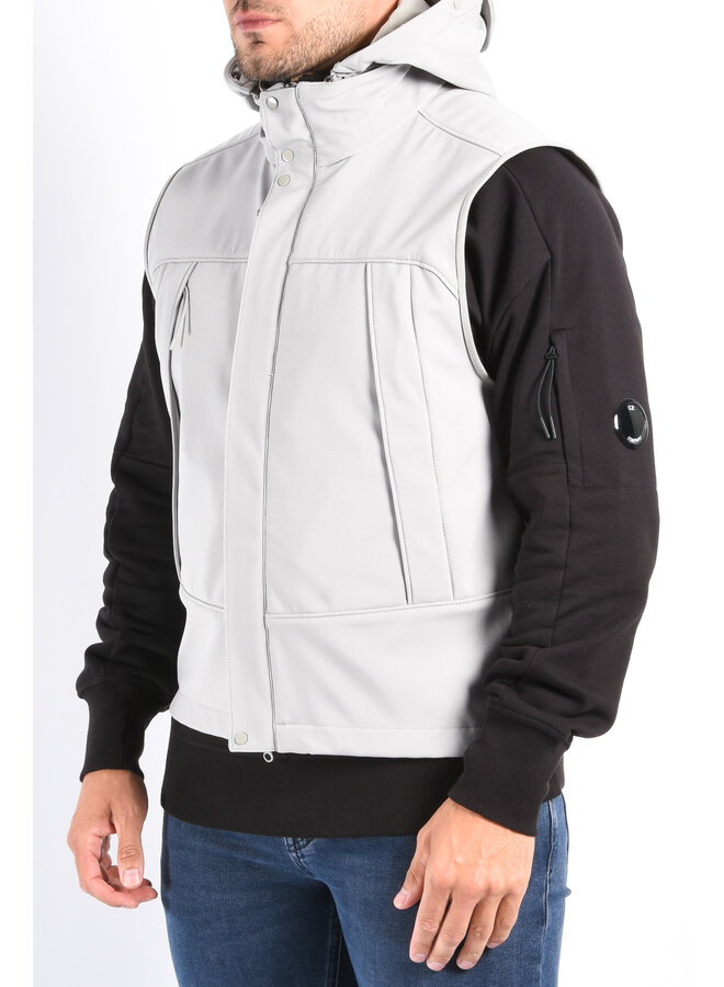 CP Company FW25 - CP Shell R Goggle Bodywarmer - London Fog