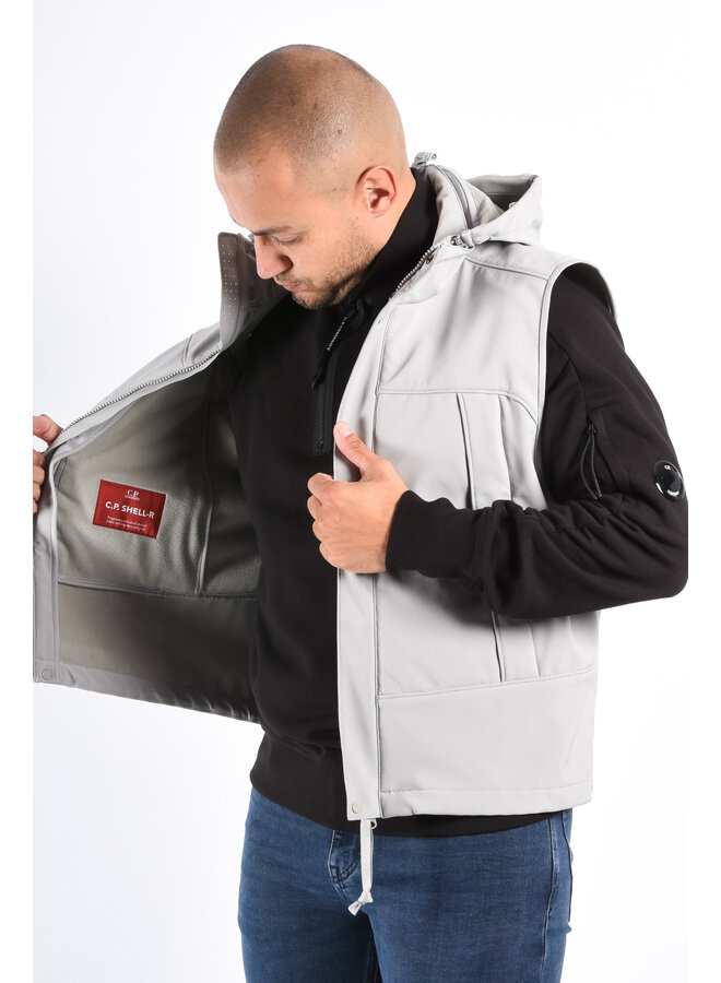 CP Company FW25 - CP Shell R Goggle Bodywarmer - London Fog