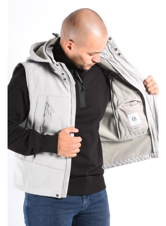 CP Company FW25 - CP Shell R Goggle Bodywarmer - London Fog
