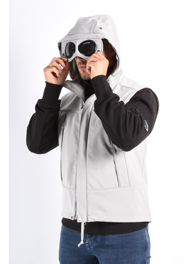 CP Company FW25 - CP Shell R Goggle Bodywarmer - London Fog