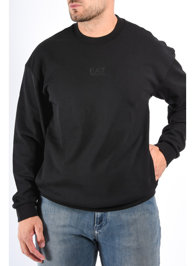 EA7 FW25 - Naturel Ventus7 Sweater 7M000659 - Black