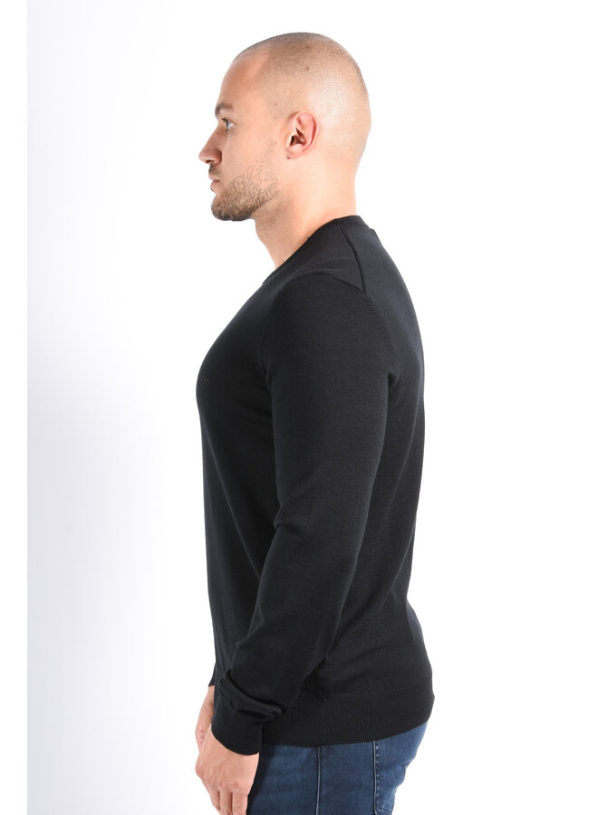 BOSS FA25 - Knit Sweater Botto L - Black