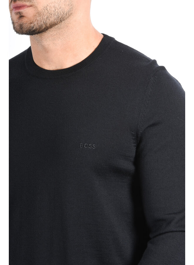 BOSS FA25 - Knit Sweater Botto L - Black
