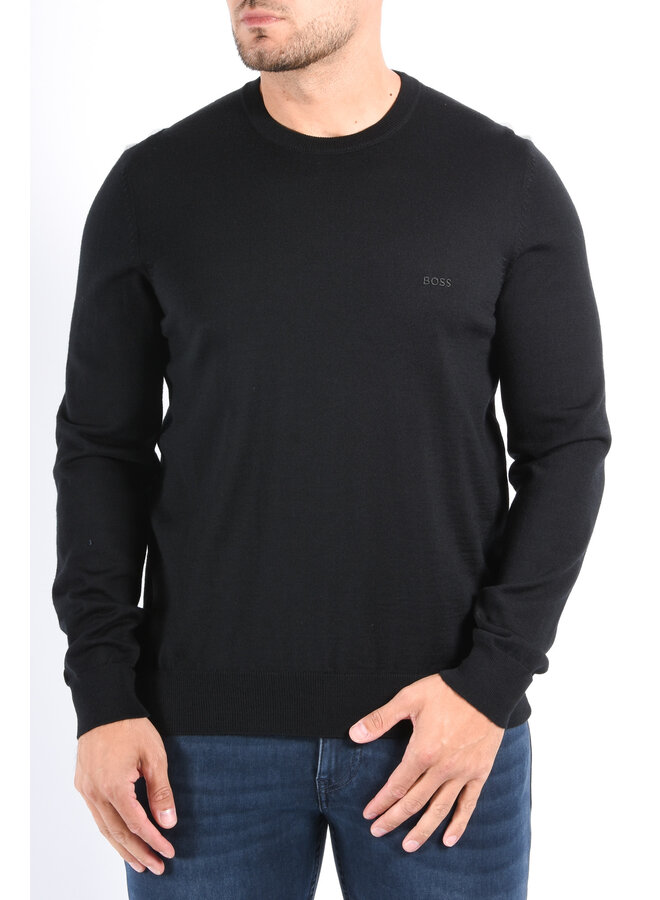 BOSS FA25 - Knit Sweater Botto L - Black