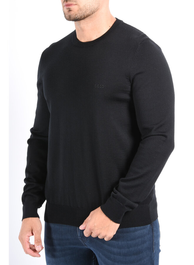 BOSS FA25 - Knit Sweater Botto L - Black
