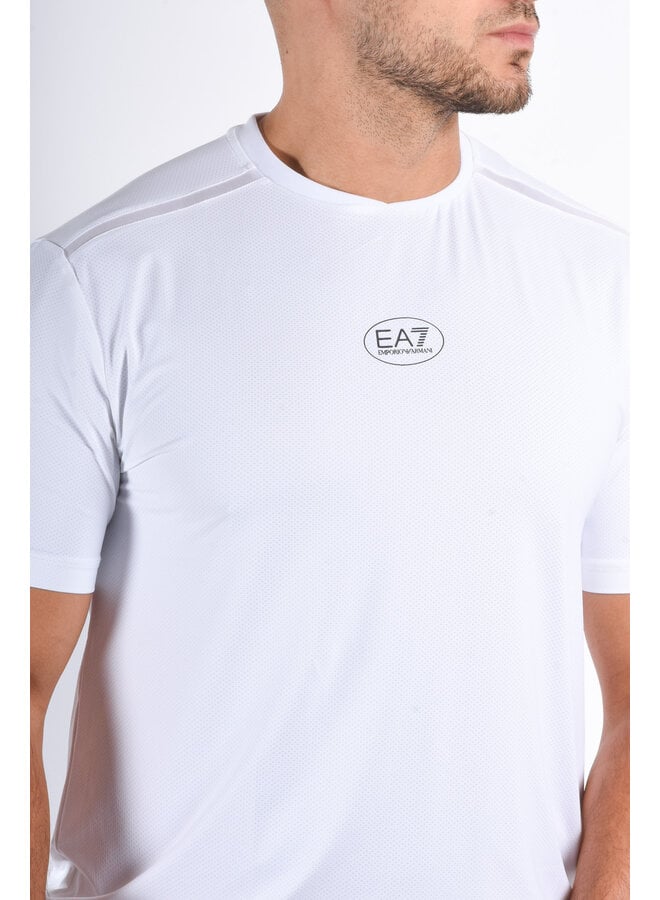 EA7 FW25 - T-Shirt Ventus7 Sport 7M000832 - White