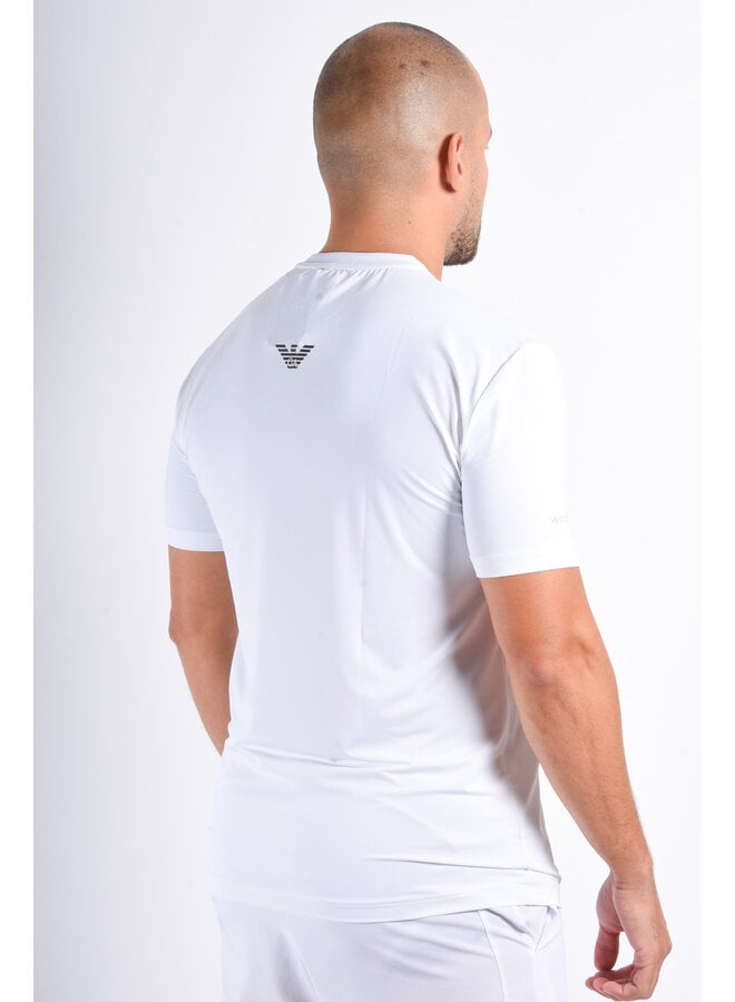 EA7 FW25 - T-Shirt Ventus7 Sport 7M000832 - White
